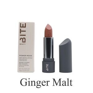 Bite Beauty - Power Move Soft Matte Lipstick - Ginger Malt - 0.14 oz.